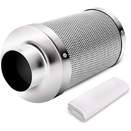 Ipower 12 inch by 48 inch Air Carbon Filter Odor Control Inline Fan GLFILT12L